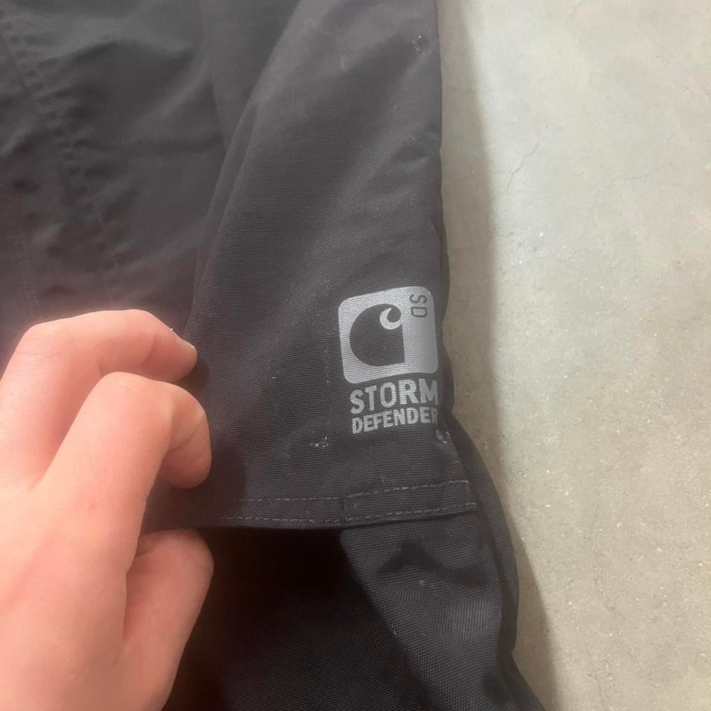 Carhartt storm defender men's black double knee‎ pants workwear carpenter L - Picture 4 of 8